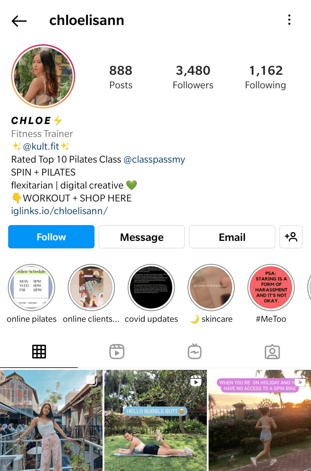 Instagram Bio Sample 3